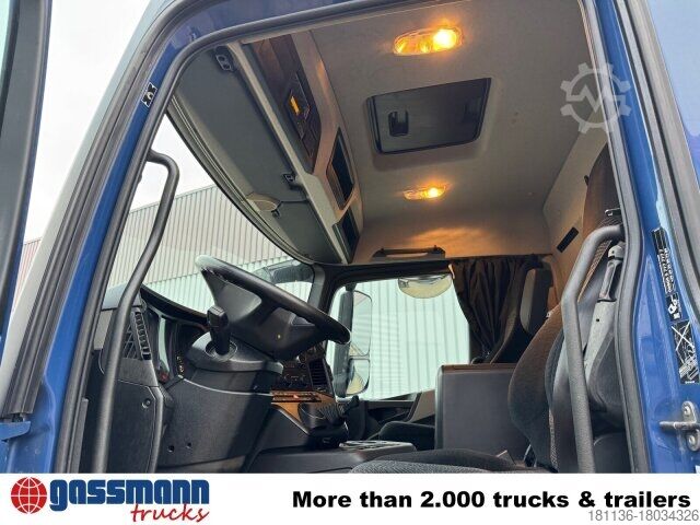 Kamion s ravnom platformom Mercedes-Benz Antos 2540 L 6x2, Lenkachse, HMF 2110-L3 Heckkran