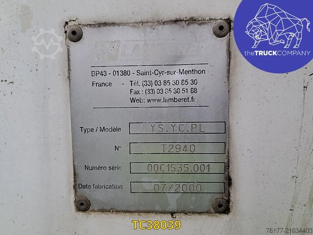 Refrigerated/frozen transport Lamberet LVFS3F1R