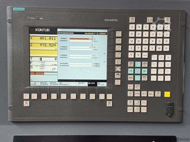 CNC-draaibank 570 x 2000 mm VDF Boehringer DUS 560 Ti