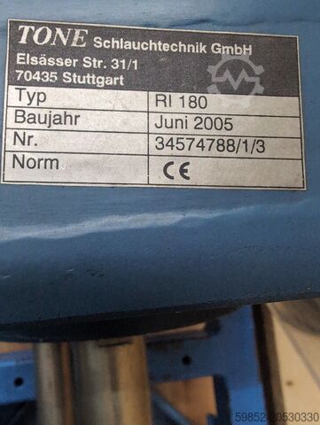 호스 박피기 Tone Schlauchtechnik RI 180