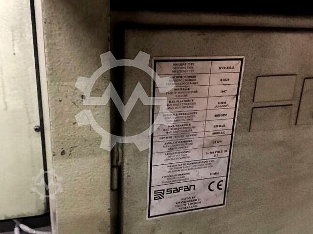 Sheet metal shear Safan HVR 850-8