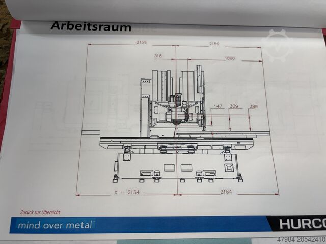 Universal machining center HURCO VMX 84 Swi
