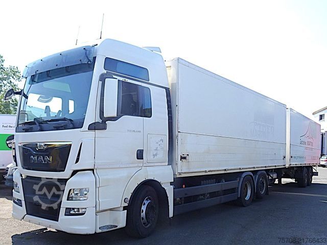 Autocamion transport băuturi MAN 26.440 TGX*7,7m Schwenkwand*ATM 38 tkm*LBW*Retar