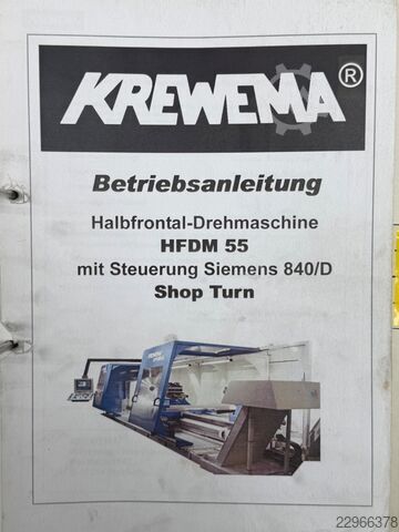 Torno CNC con eje C Krewema HFDM55 Krewema HFDM 55