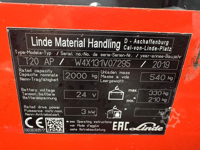  Linde T20AP
