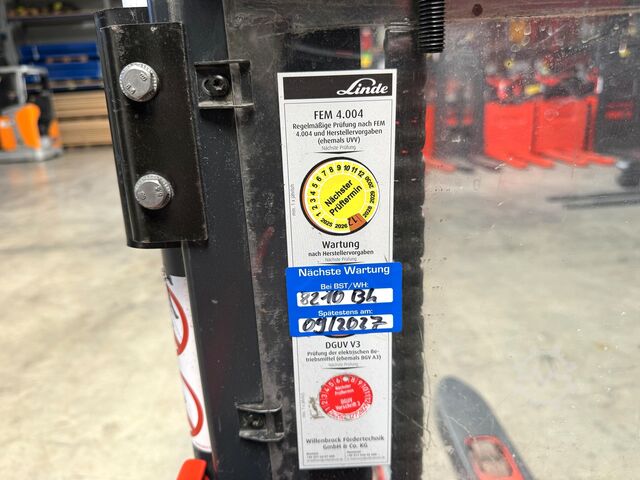 2022 servis + UVV do 09/2027, 7 209 provozních hodin Linde L14AP