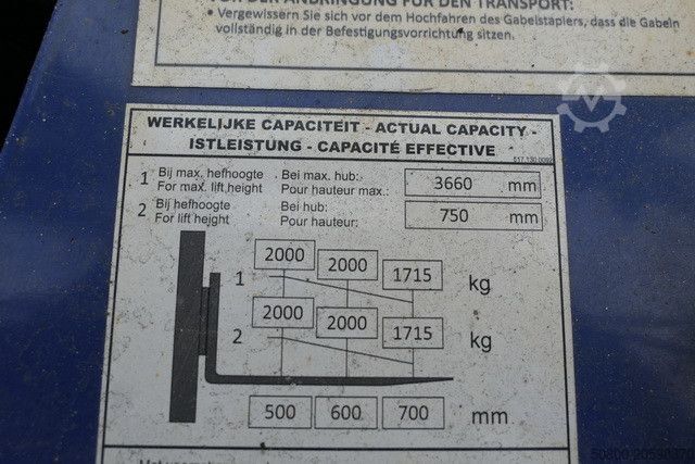 Carretilla elevadora frontal MOFFETT M4 20.4, 890 Std., 2.0to. Traglast, 4x am Lager