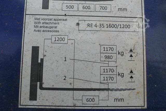 Carretilla elevadora frontal MOFFETT M4 20.4, 890 Std., 2.0to. Traglast, 4x am Lager
