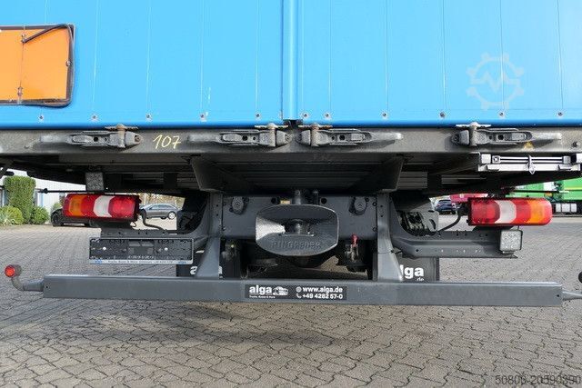 Curtain sider van MERCEDES-BENZ 823 Atego 4x2, Edscha, Schiebeplane, Standklima