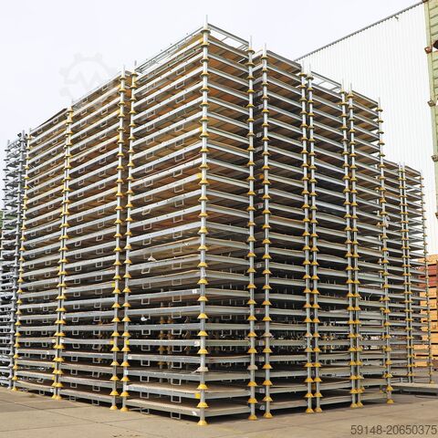 Used Mobile storage rack suitable for stanchions 60.3, L: 2250, W: 1170, H: 310 (mm). , L: Kruizinga 98-549GB
