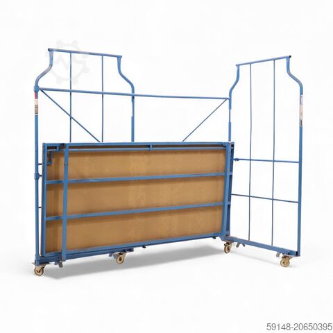 Brukte møbeltransportvogner L-stativ, nestbare og stablbare, L: 2450, B: 1150, H: Kruizinga 98-579GB