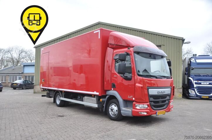Kovček DAF LF 210 4X2 8 TONS  BOX + DHOLLANDIA