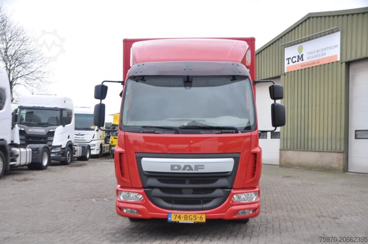 Kovček DAF LF 210 4X2 8 TONS  BOX + DHOLLANDIA
