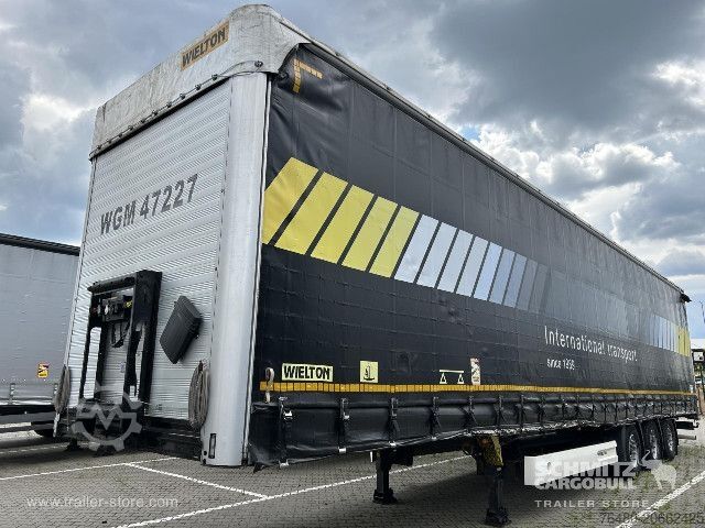Semi-reboque aberto com lona Wielton Schiebeplane Mega