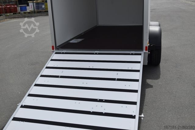 Prikolica sa sandukom HUMBAUR Koffer HK 253015-18P mit Überfahrwand