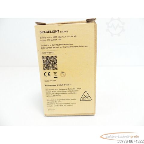 组成部分  Bauer  Böcker LED-Stirnleuchte Spacelight - ! - 900/15
