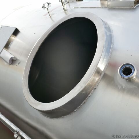 3000 Liter Rührwerksbehälter aus V2A mit seitlichem Propellerrührwerk B0070