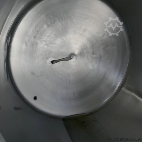 3000 Liter Rührwerksbehälter aus V2A mit seitlichem Propellerrührwerk B0070