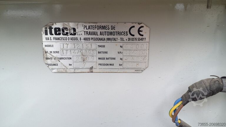 Scissor Lift Iteco IT1215T (11,8 m)