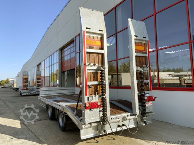 Treler pengangkut rendah Möslein TT21- 7,2  21 t Tandemtieflader, Luftgefedert, NEU