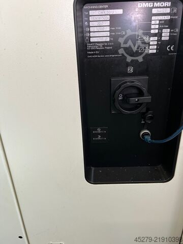 Universālais apstrādes centrs DMG MORI CMX 50U