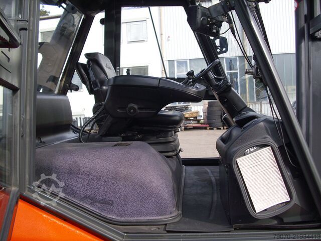 Forklift pemuat hadapan Linde H80D-03-X396 EVO TRIPLEX - ZVG/SS - KABI