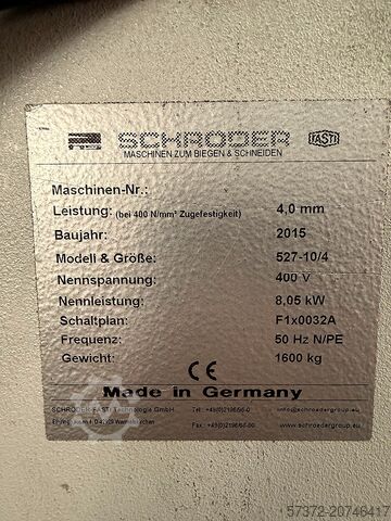 Škarje za giljotino FASTI Schröder 527