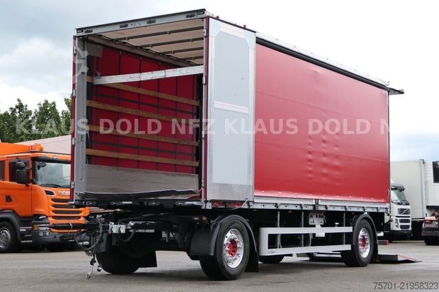 Box trailer SPIER AGL 290 Pritsche Plane Durchladeeinrichtung LBW