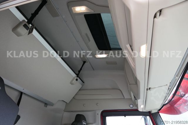 Flatbed truck with tarp IVECO 190S46 S-Way Pritsche Plane Retarder LBW Euro 6