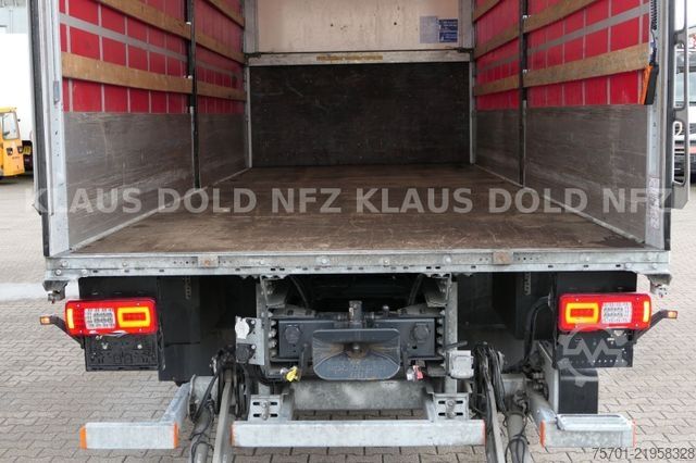 Flatbed truck with tarp IVECO 190S46 S-Way Pritsche Plane Retarder LBW Euro 6