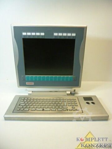 PC Monitor with steinless steel Keyboard 