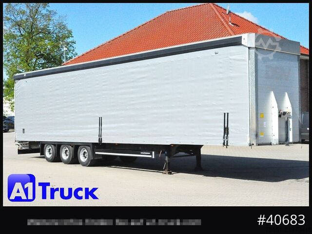 Rơ moóc bán mở với bạt phủ SCHMITZ SCB  24, Mega, Speed Curtain, VDI 2700, TÜV 10/2026