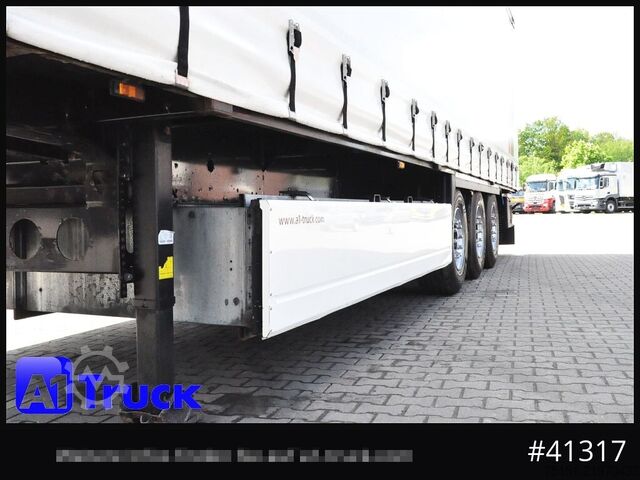 Treler separa terbuka dengan kanvas KRONE SD Tautliner, TOP Zustand, Liftachse, Palettenkasten
