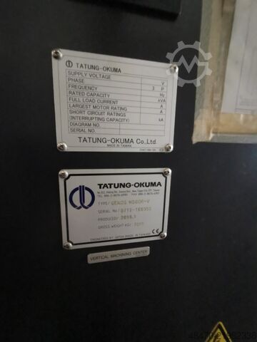 Verticale bewerkingscentrum Okuma GENOS M560R-V