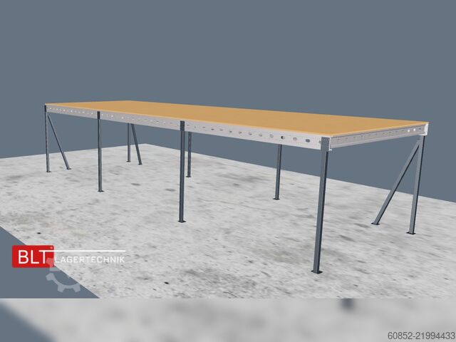 Storage platform 5x15m Lagerbühne , Belastung : 500kg/qm Unterkante: 3m ,ca. 75qm , Systembühne