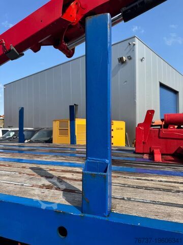 Plattformtrailer Renders **CRANE PALFINGER PK4500A-STEERING AXXLE**