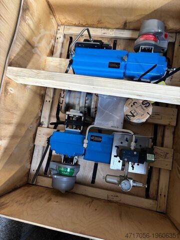 مجموعة من الصمامات ذات مشغل هوائي VALMET NELES VANNES ACTIONNEURS PNEUMATIQUES