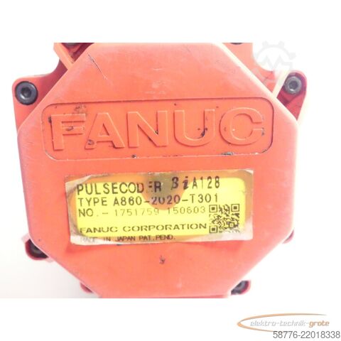 Unidad de control Fanuc A06B-0063-B003 Servo Motor SN C153F33DB + Pulsecoder A860-2020-T301