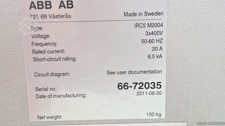 Industrierobot ABB IRB 6640-205/2.75 ABB IRB 6640-205/2.75