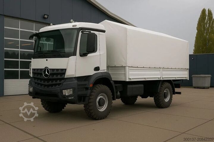 Plane Mercedes-Benz Arocs 1836 A 4x4 Cargo Truck