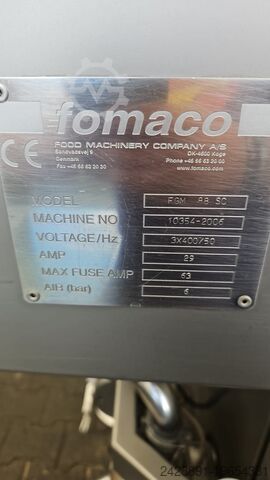Inyector de carne con cinta de malla Fomaco FGM 88 SC