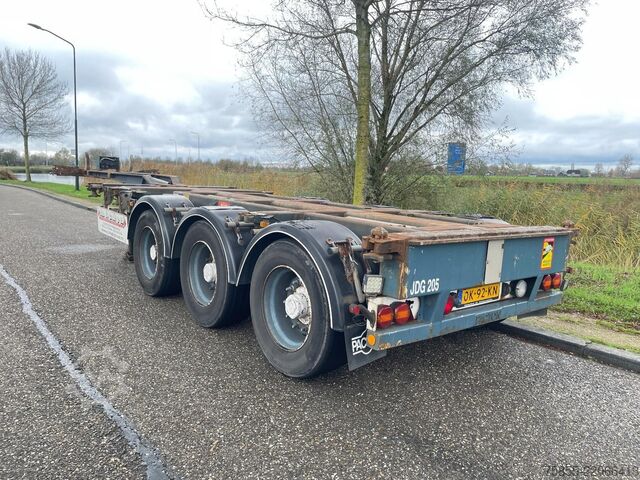 Containertransport Pacton T3-010 Multi / Lift-Axle / NL Trailer