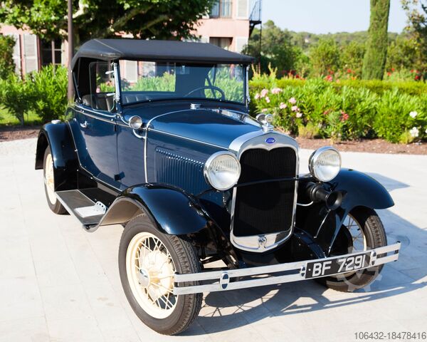 Chứng nhận của Voiture de Collection avec FORD FORD 1930 Model A Roadster de-luxe