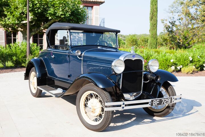 Chứng nhận của Voiture de Collection avec FORD FORD 1930 Model A Roadster de-luxe