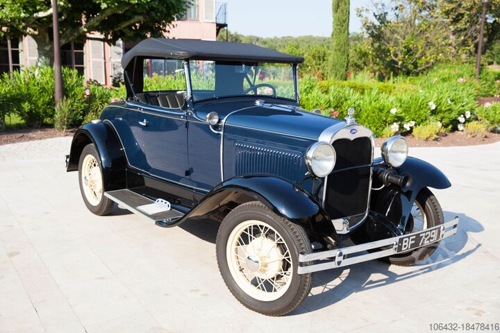 Chứng nhận của Voiture de Collection avec FORD FORD 1930 Model A Roadster de-luxe