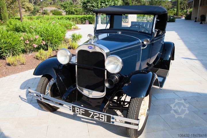Chứng nhận của Voiture de Collection avec FORD FORD 1930 Model A Roadster de-luxe