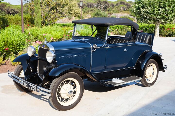 Chứng nhận của Voiture de Collection avec FORD FORD 1930 Model A Roadster de-luxe