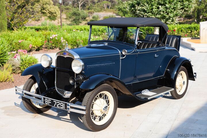 Chứng nhận của Voiture de Collection avec FORD FORD 1930 Model A Roadster de-luxe