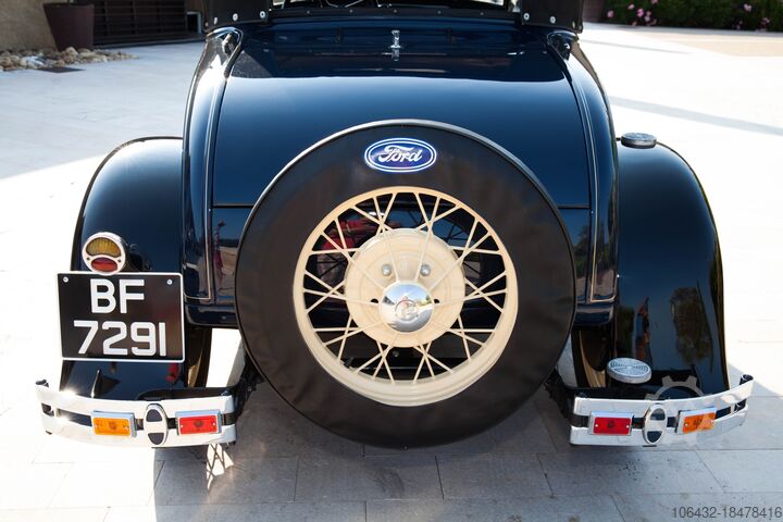 Chứng nhận của Voiture de Collection avec FORD FORD 1930 Model A Roadster de-luxe