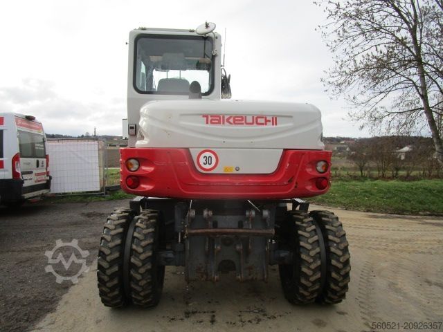мобільний екскаватор Takeuchi TB 295W - POWERTILT + Schnellw + 3 Löffel